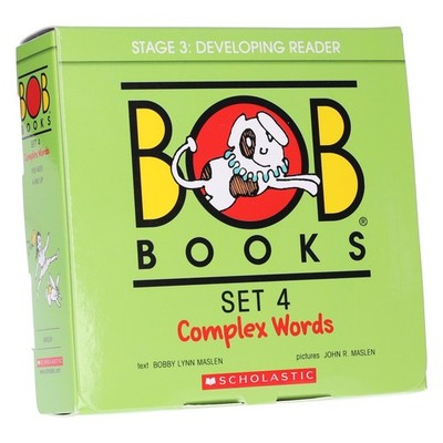 Bob Books Set 4: Complex Words (Stage 3) 8 Books Set - Ages 4+ - Paperback