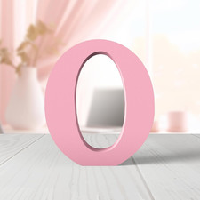 6 Inch Pink Wood Letters Unfinished Wood Letters for Wall Decor Decorative Stand