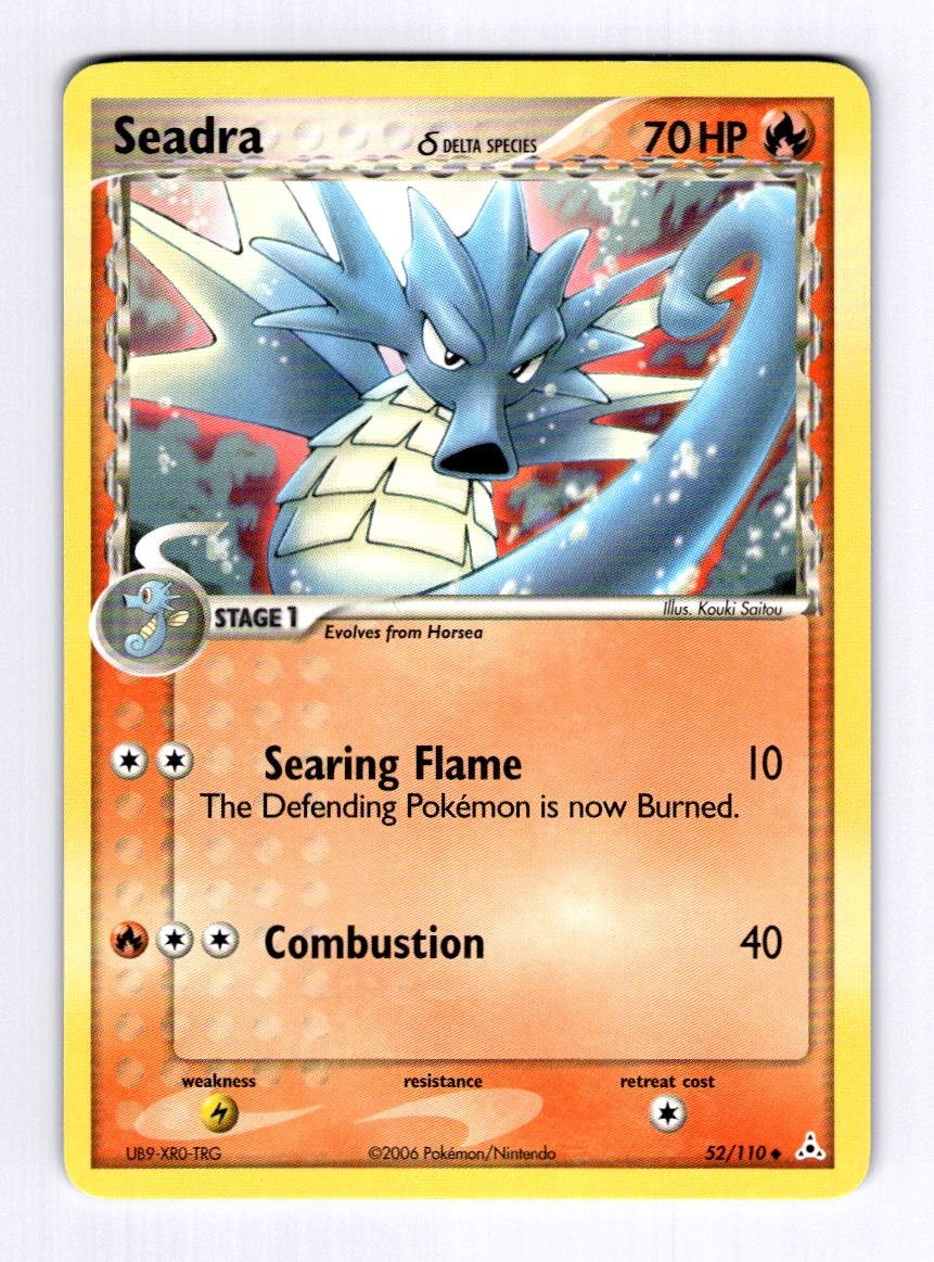 Seadra (Delta Species) Holon Phantoms #52 (2006) Uncommon NM Pokemon