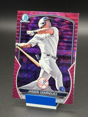 Jasson Dominguez [Fuchsia Pink Vapor] #BCP-225 2023 Bowman Chrome Prospects /199