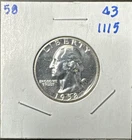 1958 Washington Quarter - 90% Silver