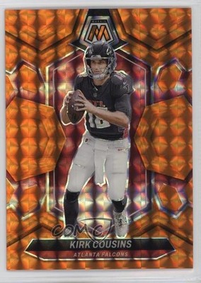 2024 Panini Mosaic Orange Mosaic Prizm 11/199 Kirk Cousins #8 15wb