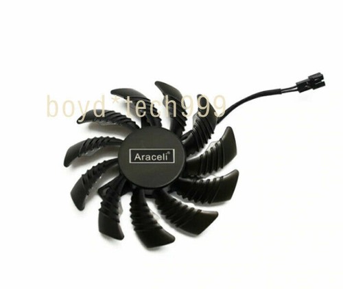 GPU Cooling Fan For Gigabyte PLD08010S12H GV-N970G1 GTX 970 GTX970 GV-N970WF3 - Picture 4 of 6