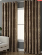 Virginia Jacquard Ring Top Eyelet Curtains 90x72 Inch With 2 Cushions
