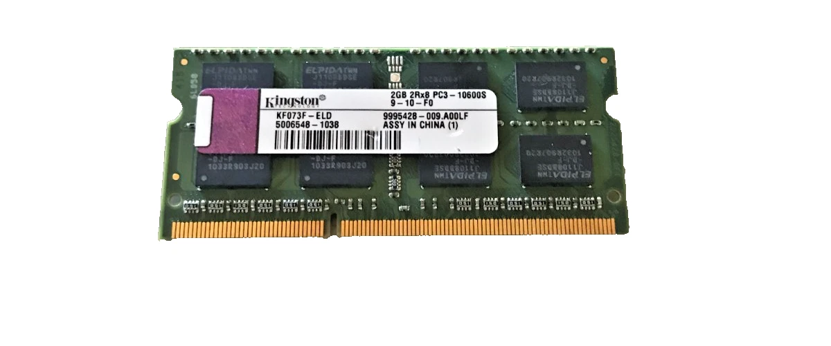 Kingston SO-DIMM Computer PC3-10600 (DDR3-1333) Bus Speed Memory