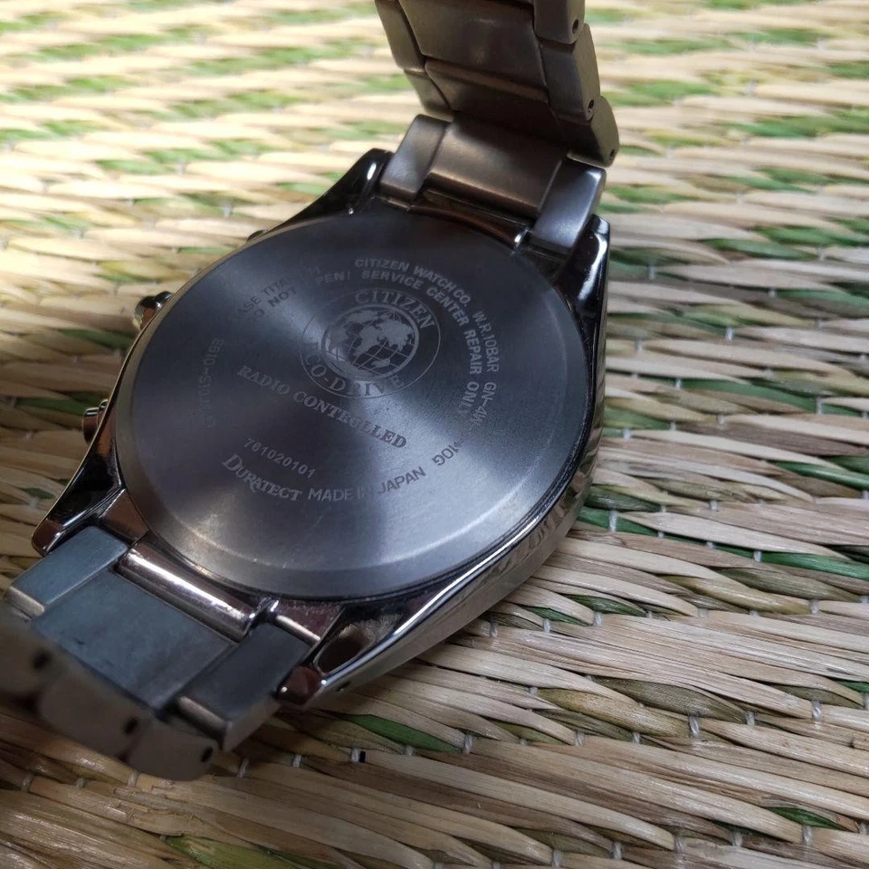 Citizen Attesa Chronograph Titanium Solar Radio Controlled 40mm wrist 17cm - Image 4 of 4