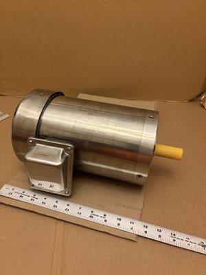 #ad Leeson 191568.00 1.5 HP General Purpose Motor 3 Ph 230 460 190 380V 145TC Fr. $389.99