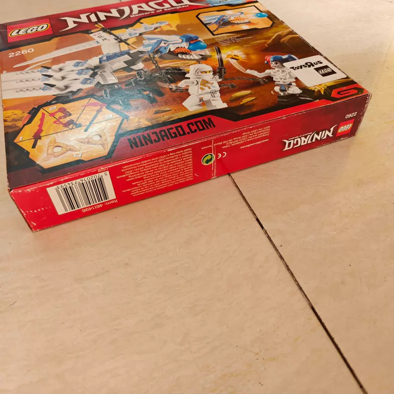 Lego Ninjago 2260 Zane's Ice Dragon Attack Vintage 100% Complete W
