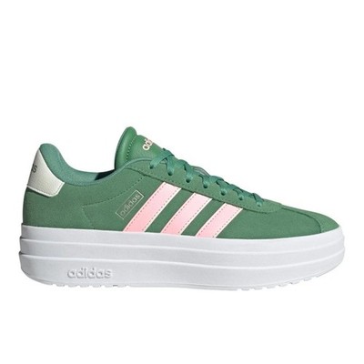 adidas VL Court Bold Preloved Green Pink Spark Ivory (Women's) IH0365 New