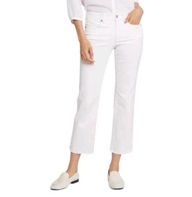 NYDJ Womens Jeans Size 20W Optic White Marilyn Straight Ankle New Lift Tuck NWT