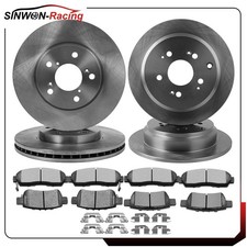Front Rear Brake Rotors Pads For Honda Odyssey 2005-2008 2009 2010 3.5l V6