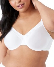 NWOT Wacoal Perfect Primer 34D Full Figure Underwire Bra 855213 White 129261