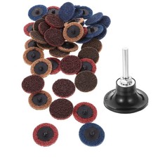 45 Pcs Paint Remover Nylon Emery Pads Sanding Disc Grinding Wheel 0.63 per disc