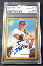 PSA DNA On-card Rc Autograph Josh Hamilton Auto 1999 Topps Traded Rookie Signed
