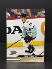 2023-24 Upper Deck Extended Base #695 Troy Terry - Anaheim Ducks