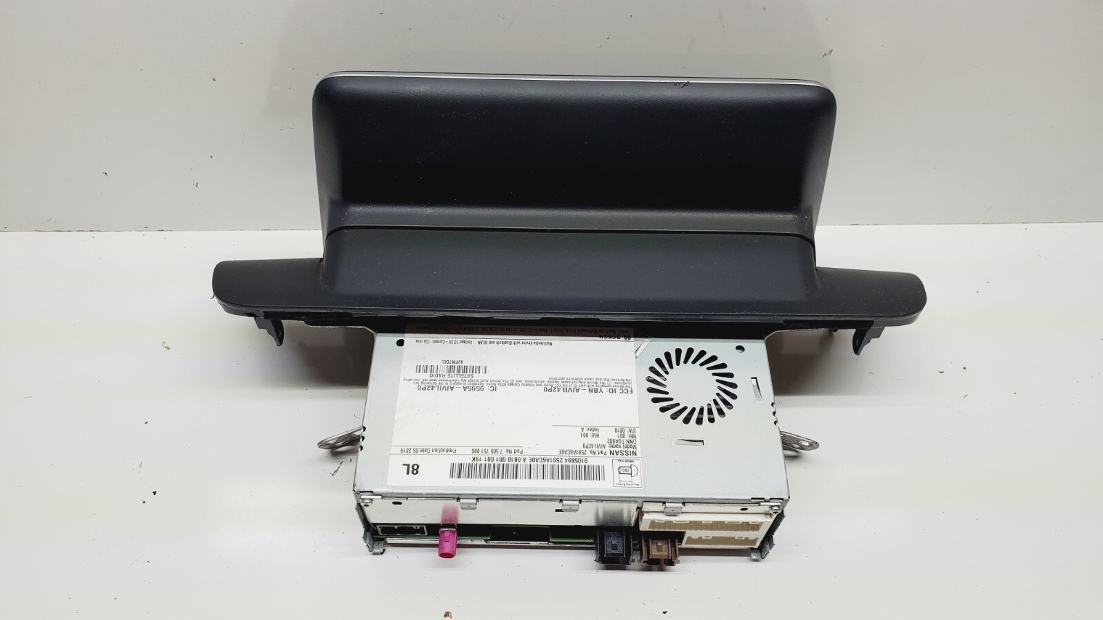 201922 NISSAN ALTIMA RADIO DISPLAY SCREEN RECEIVER AMFMCD OEM