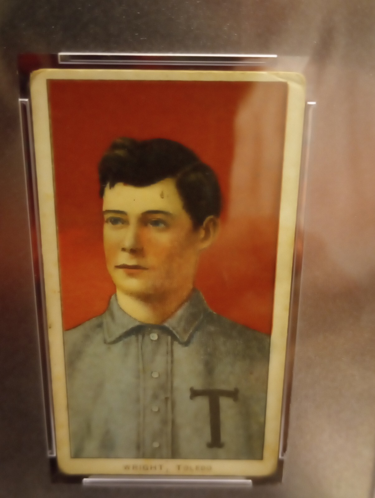 t206 sweet caporal 350/30 Lucky Wright PSA 2.5