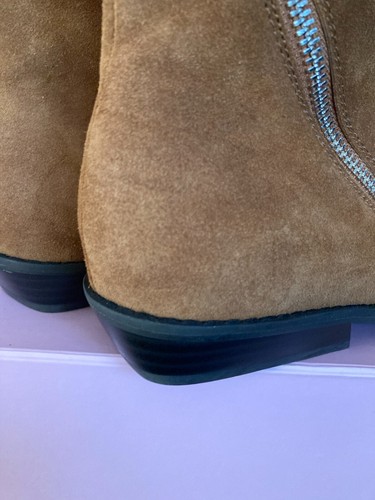 Botas de Cuero Calvin Klein Marrón Gamuza Talla UK6 EUR 39 - Imagen 7 de 9