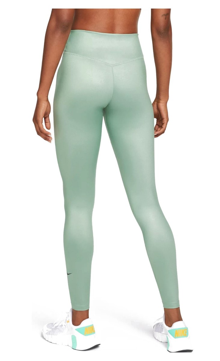 lime green nike tights