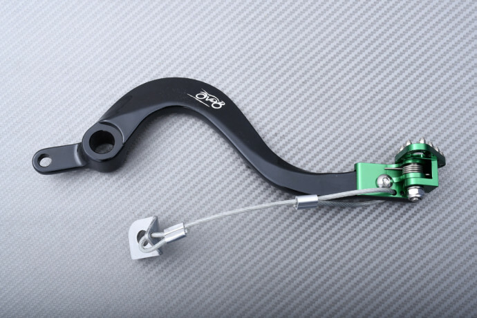 Pédale de frein arrière KX 250F STRONGBRAKE idéale pour le motocross et l'enduro extrême