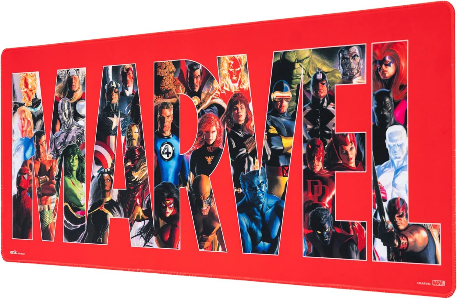 OFFICIAL MARVEL LOGO AVENGERS XL PROFESSIONAL GAMING MOUSE MAT KEYBOARD PAD ERIK