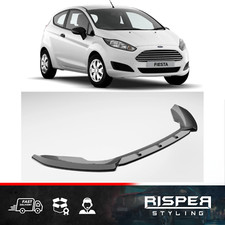 For Ford Fiesta MK7 Facelift 12-17 Risper Styling Front Splitter - Gloss Black