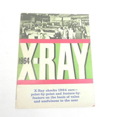VINTAGE 1964 DR X RAY POPULAR CAR COMPARISON GUIDE FOR 1964 CARS POINT BY POINT 