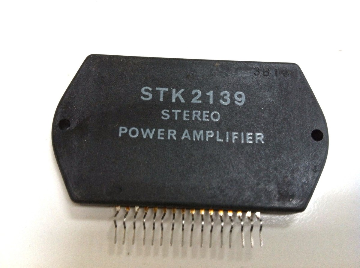 2Pieces STK2139 IC Stereo Power Amplifier + Heat Sink Compound