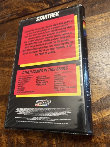 commodore 64 star trek 64 computer classics - Picture 3 of 6