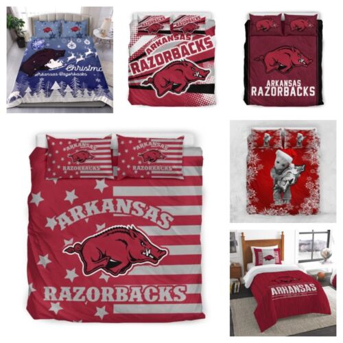 Bedding Suit Soft Bed Clothes Highend Home Textiles NCAA Arkansas Razorbacks - 第 1/18 張圖片