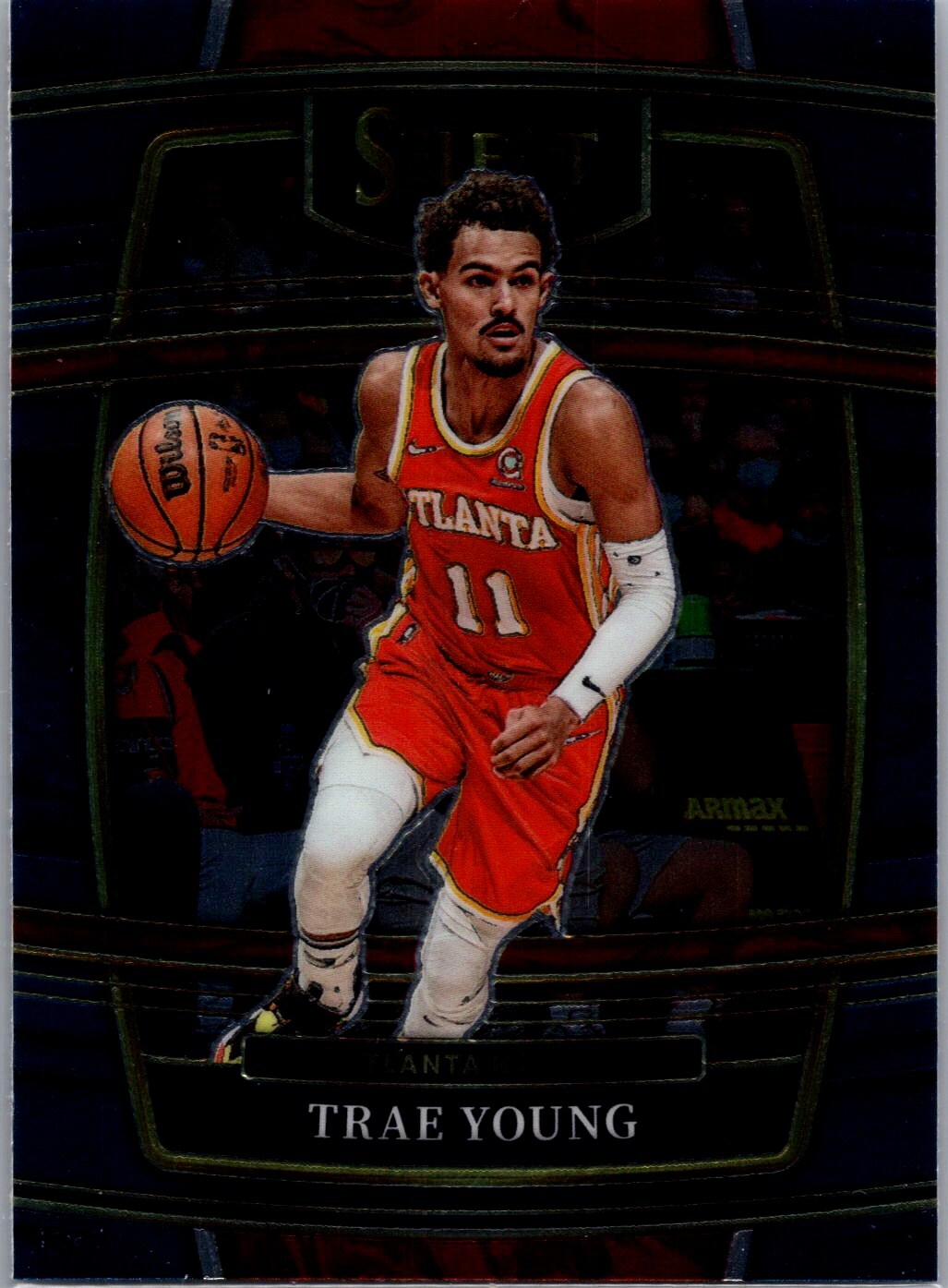 2021-22 Panini Select #26 Trae Young Blue (Retail Base)