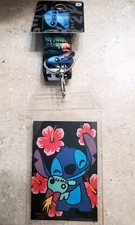 Lilo & Stitch Floral Stitch With Scrump 'Ohana Means Family' Exclusive Lanyard