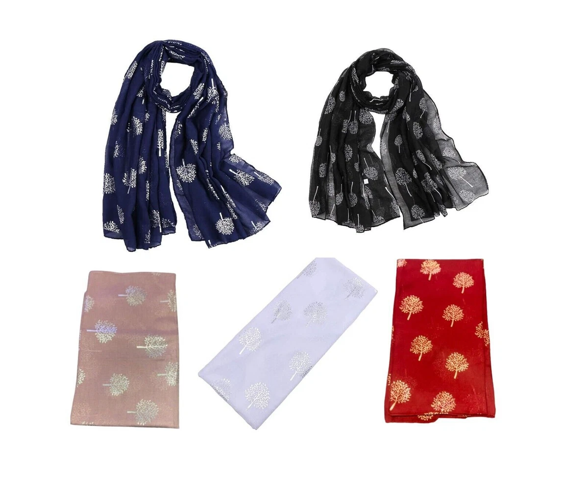 Ladies Fashion Mulberry Tree Scarf Designer Scarves Women Lightweight Soft Wrap
