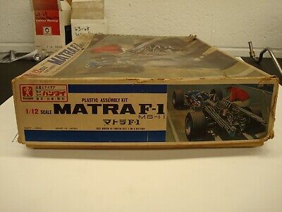 Bandai 1/12 Scale Matra F-1 MS-11 Formula One Plastic Model Bandai 1/12 Scale Matra F-1 MS-11 Formula One Plastic Model