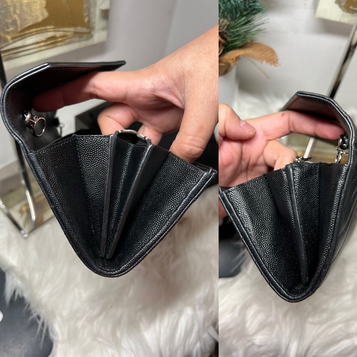 Authentic Yves Saint Laurent (YSL) Classic black Monogram
