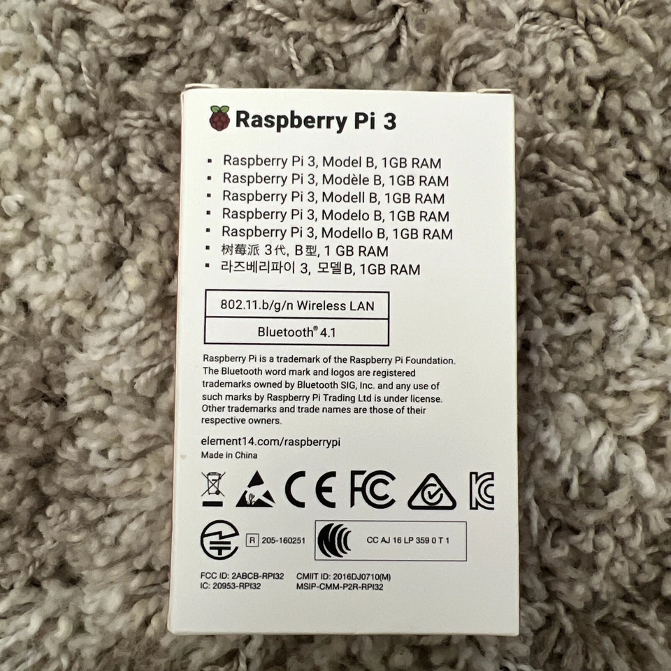 RAM Raspberry Pi 3 modelo B 1G - Imagem 2 de 2