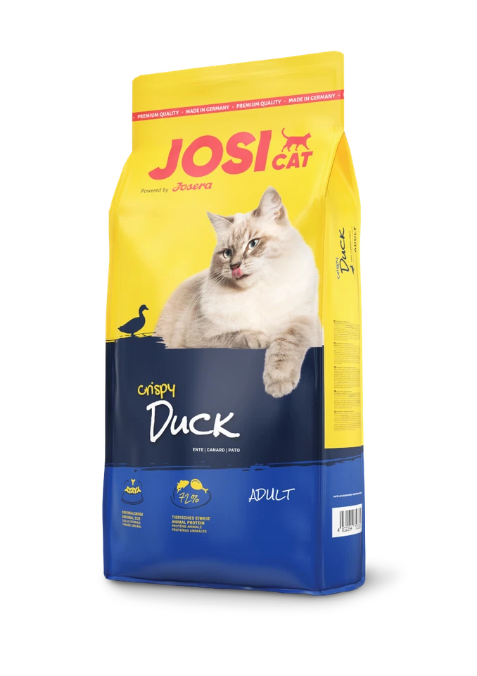 JOSERA JosiCat Crispy Duck (2 x 10 kg) | Katzenfutter mit Ente