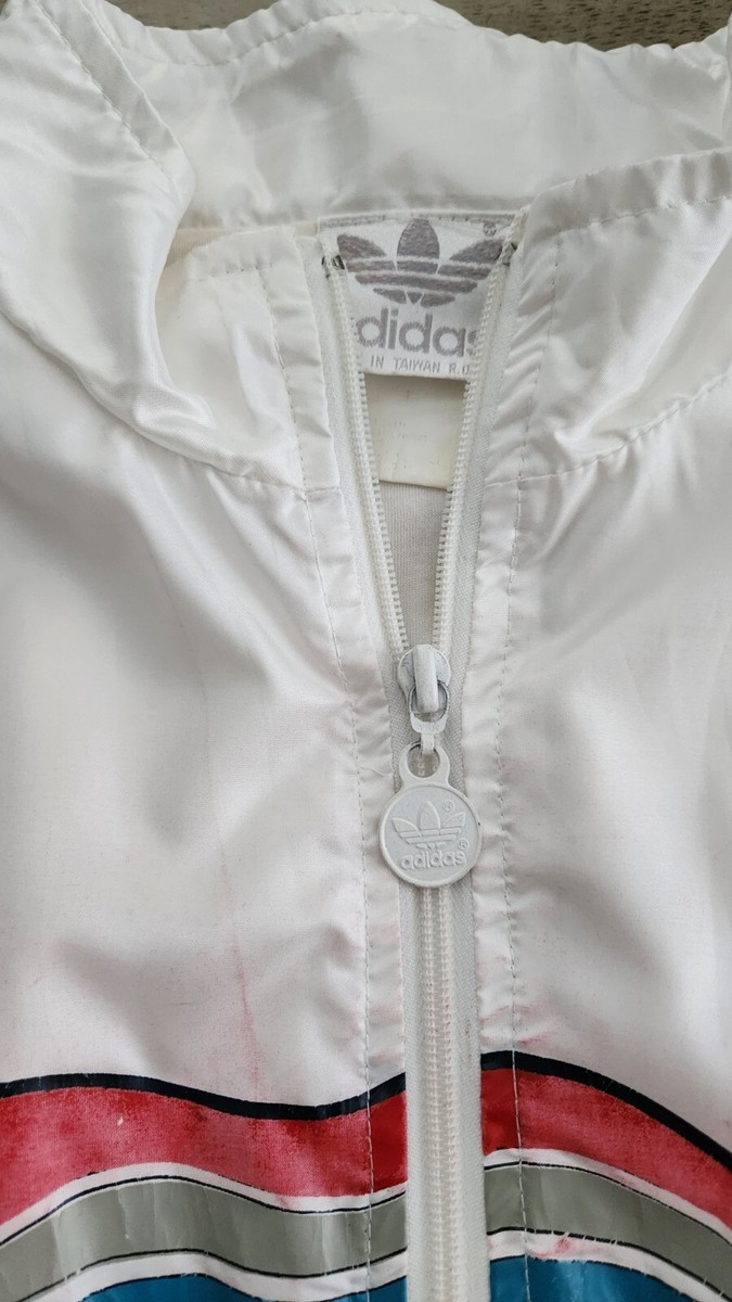 Vintage 80s Adidas Satin Warm Up Tennis Set Ivan Lendl West German