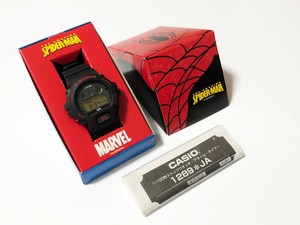 casio spider man watch