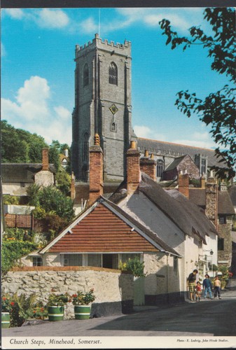 Pocztówka Somerset - Schody kościelne, Minehead RR3441 - Zdjęcie 1 z 2