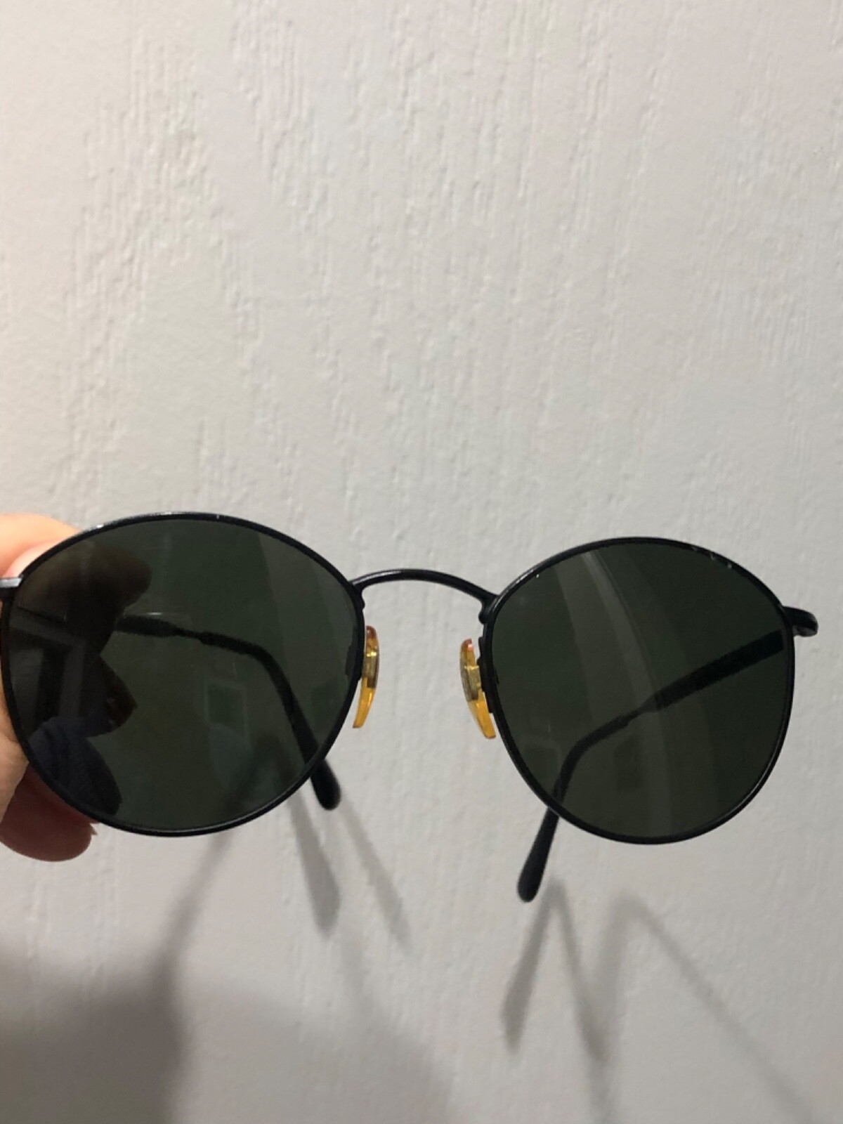 ARMANI VINTAGE UNISEX BLACK SUNGLASSES. 627 706 SMALL eBay