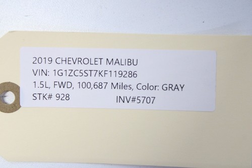 2016-2023 CHEVROLET MALIBU MANUAL ADJUST STEERING COLUMN SHAFT OEM - Picture 7 of 7