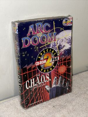 Arc of Doom The C.H.A.O.S Continuum PC Game CD ROM 1993 2 Pack Big Box Sierra 