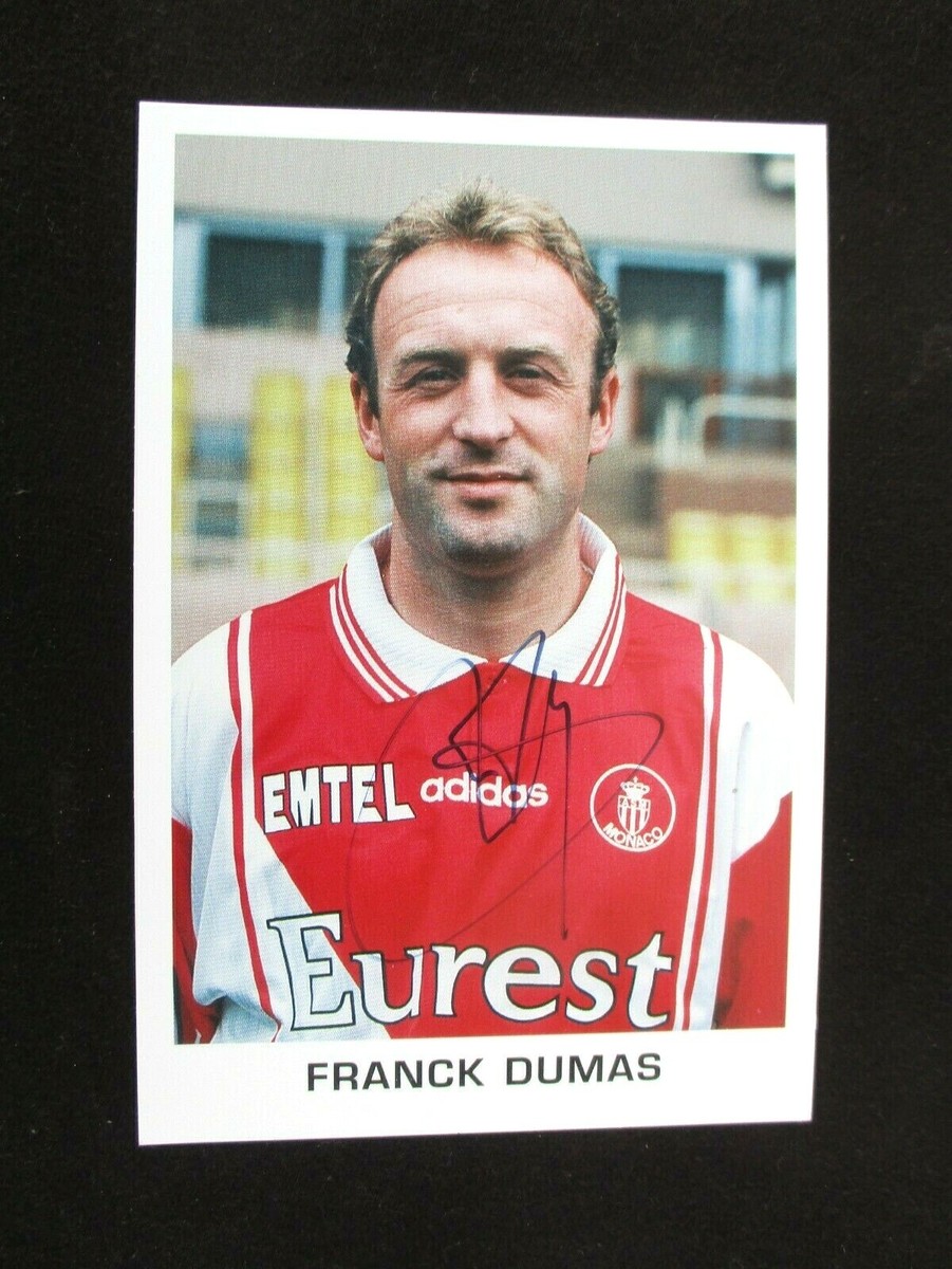 LEONARD AS MONACO saison 1996-1997 Carte cp postcard Signed