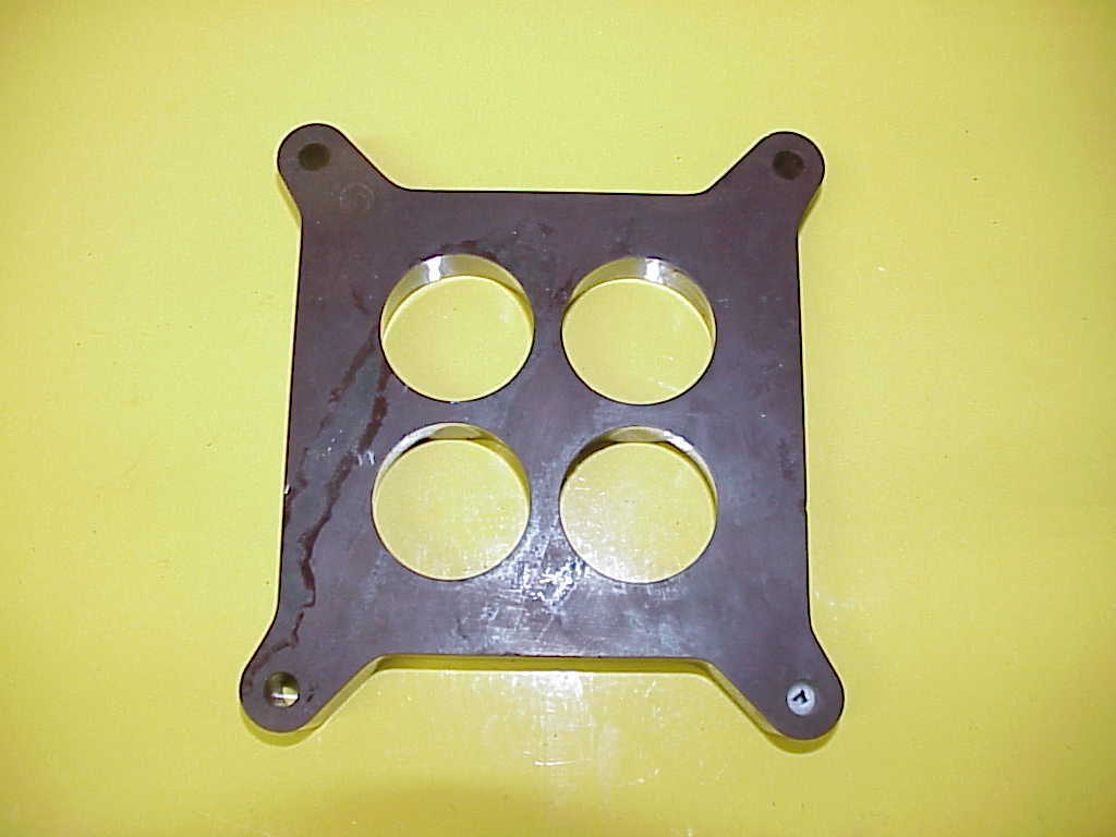 Allstar Performance 1" Phenolic 4 Hole Carb Spacer Contoured Style eBay