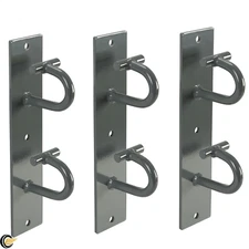 3x Resistance Band Wall Mount Workout Anchors Resistance Space Saving Yoga Home