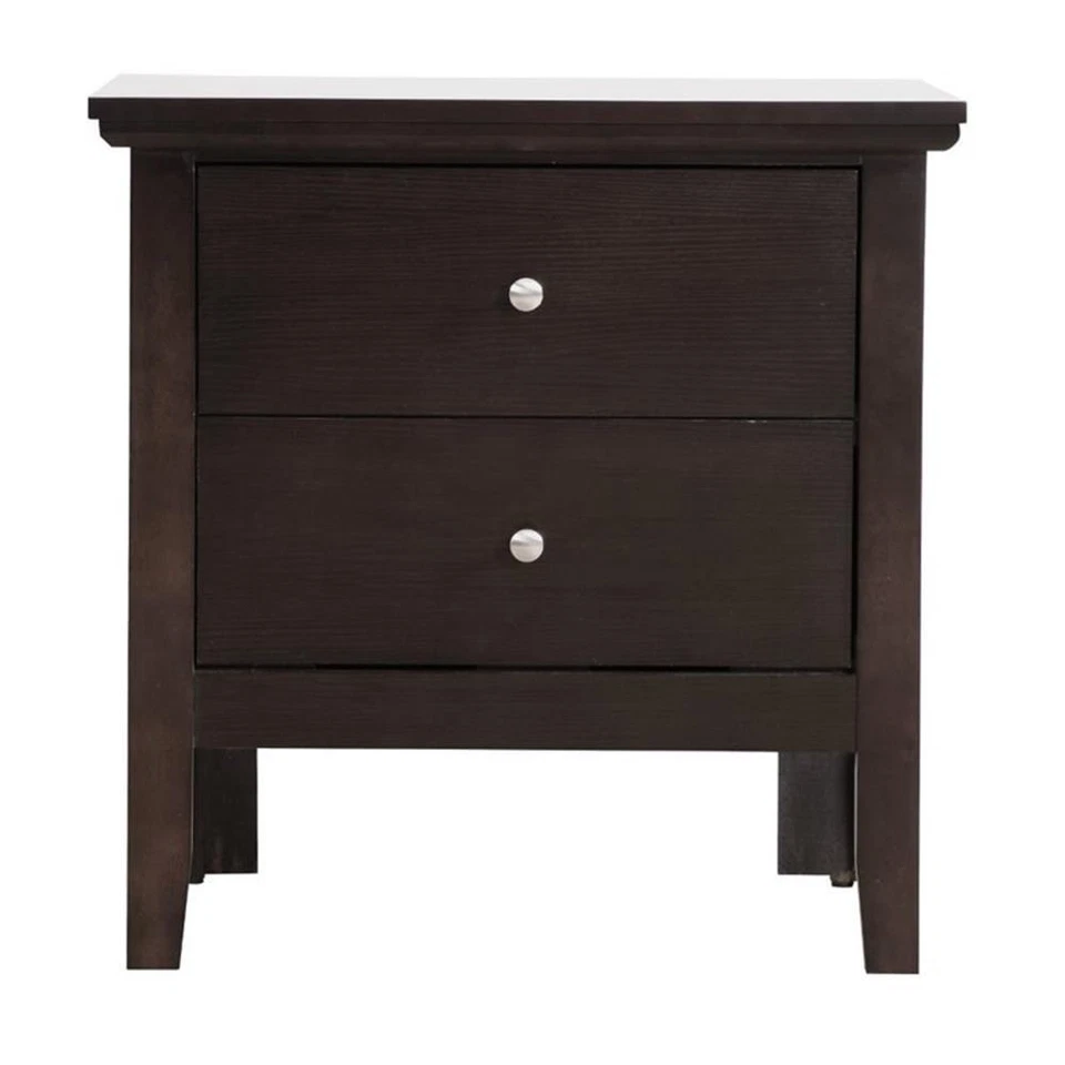 Glory Furniture Primo 2 Drawer Nightstand in Espresso - Image 3 of 4