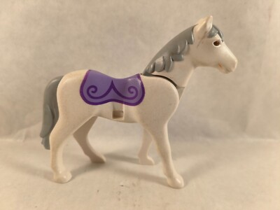 Playmobil 4234 - Voltigeurs, Chevaux Et Manège - Set Complet D'occasion