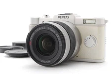 [Mint] PENTAX Q 12.4 MP Mirrorless White Camera Lens Kit 665 Clicks from JP #495