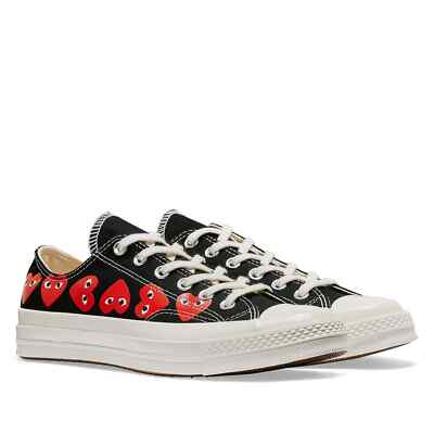 スニーカー COMME des GARCONS SNEAKER (P1K126 BLACK) COMME DES GARÇONS X CONVERSE ローカットスニーカー Comme Des
